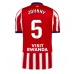 Atletico Madrid Johnny Cardoso #5 Hemma matchtröja 2026-27 Kortärmad Billigt Atletico Madrid Johnny Cardoso #5 Hemma matchtröja 2026-27 Kortärmad Billigt